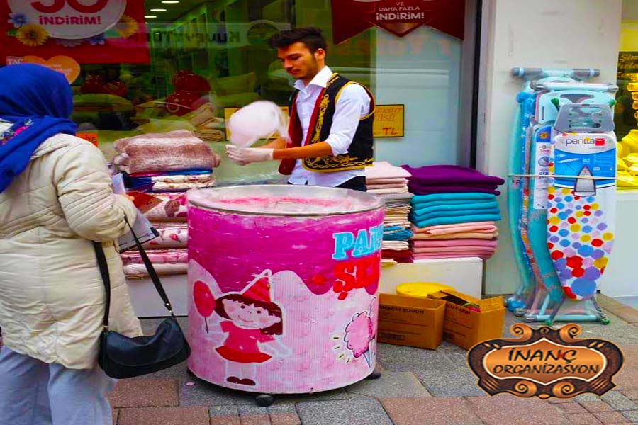 İstanbul pamuk şeker arabası kiralama arabaları