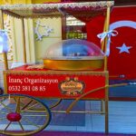 Pamuk şekerci arabası İstanbul