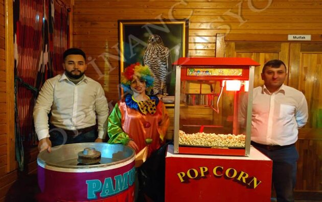 Popcorn Pamuk şekeri arabası kiralama İstanbul