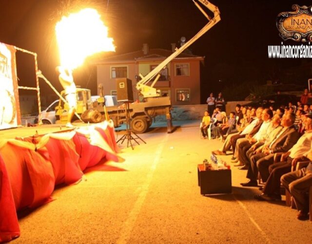 Ramazan etkinlikleri ateşbaz gösterileri Dans
