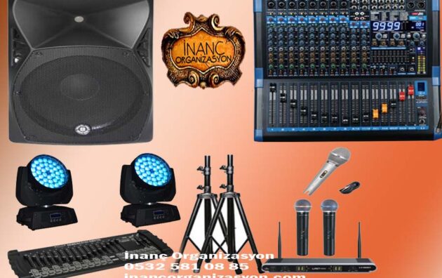 Ses ışık sistemi sahne kiralama