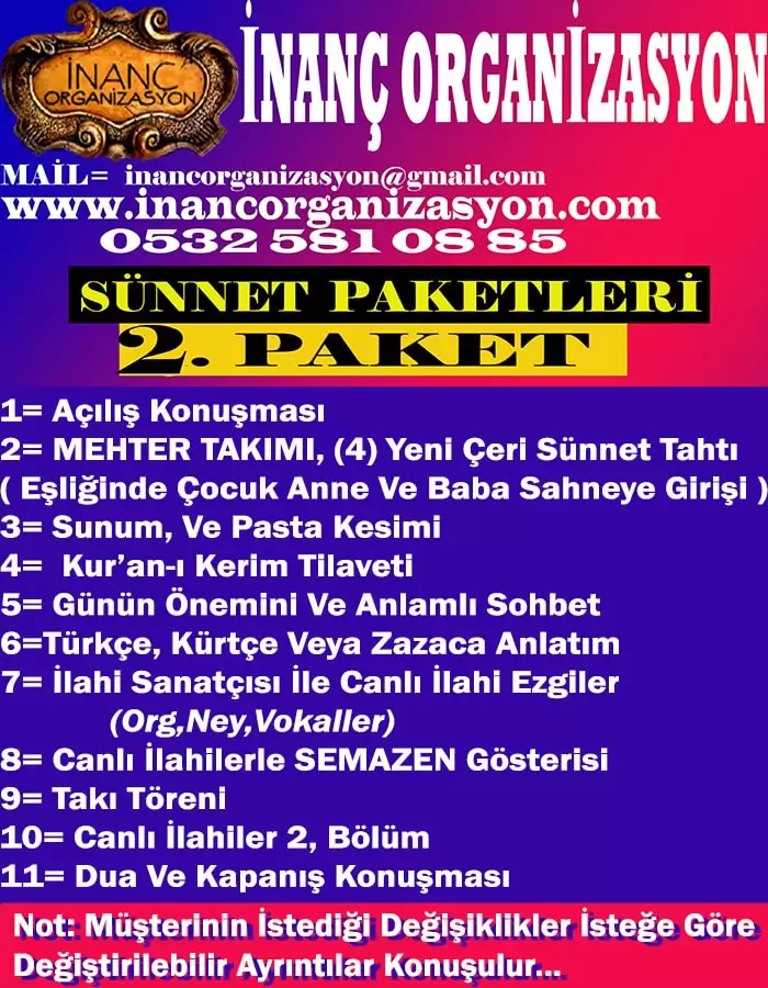 Sünnet düğünü paketleri 2 özel