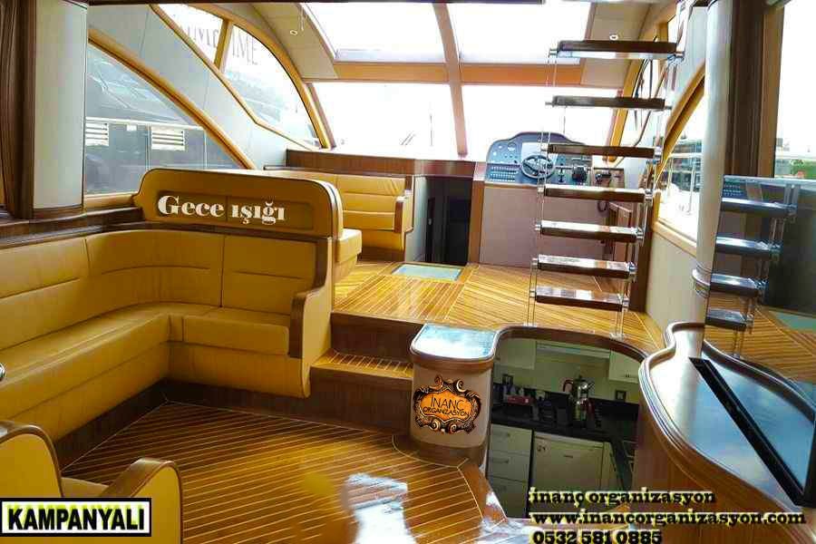 Boğazda yat kiralama Fiyat