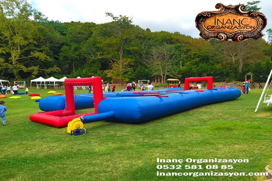 Havalı ev tipi şişme oyun parkı