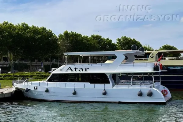 Atar Davet Teknesi 40 kişilik İstanbul Boğaz turu teknesi