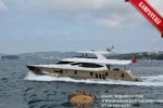 İstanbul Boğazı’nda seyir hâlindeki Fısıltı Speedy yatı