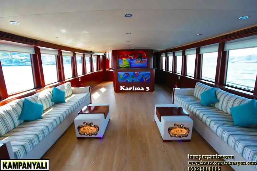 Boğaz turu eşliğinde misafir kahvaltı