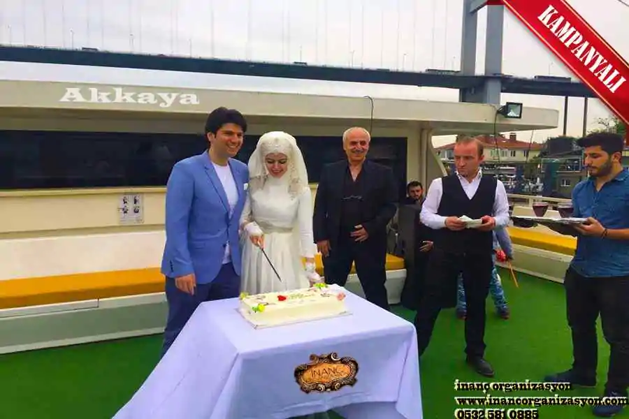 Boğazda lüks gemide düğün organizasyonu akkaya 1