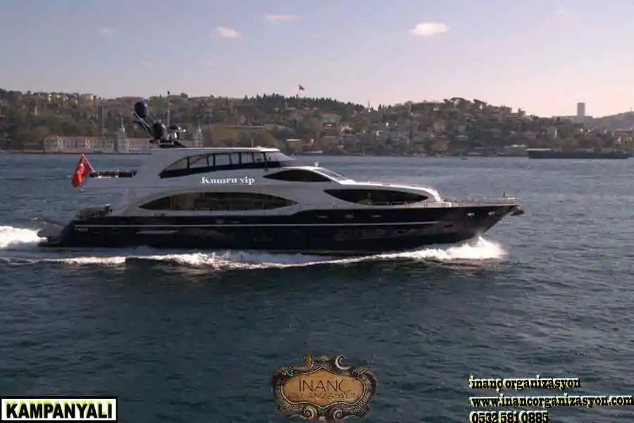 Bo?azda l?ks yat kiralama fiyatlar? saatlik kumru vip