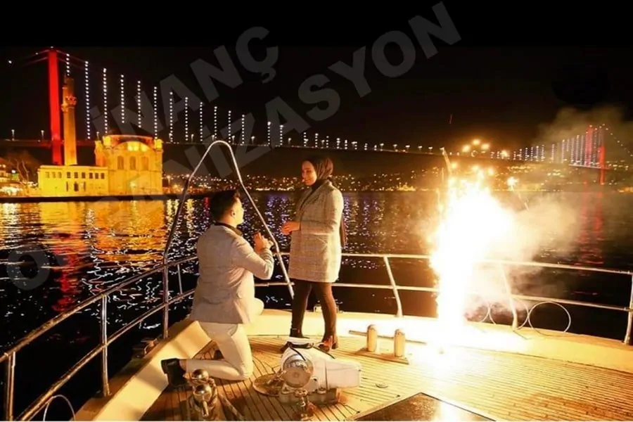 Boğazda en iyi evlilik teklifi