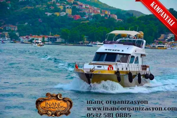 İstanbul Boğazı’nda özel yat turu