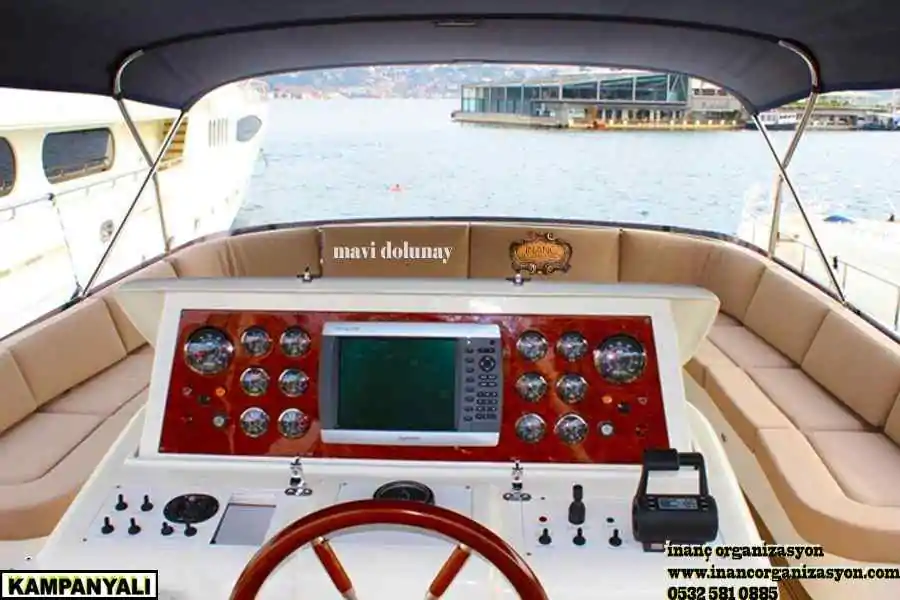 En kaliteli Kiralık yat organizasyon firmaları mavi dolunay