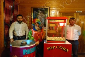 Popcorn Pamuk Sekeri Arabasi Kiralama