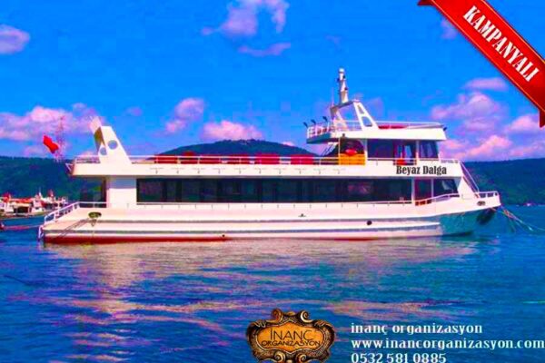 Beyaz Dalga Davet Teknesi İstanbul Boğazı